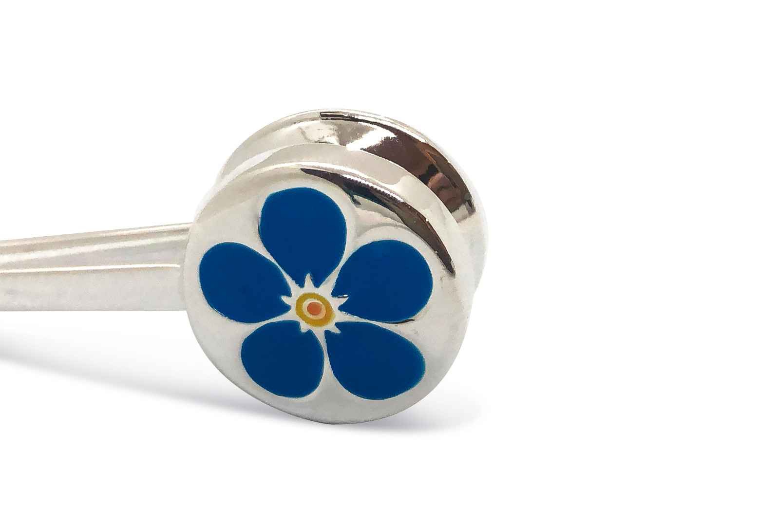 Freemasons Sterling Silver Forget Me Not Napkin Hook/Holder