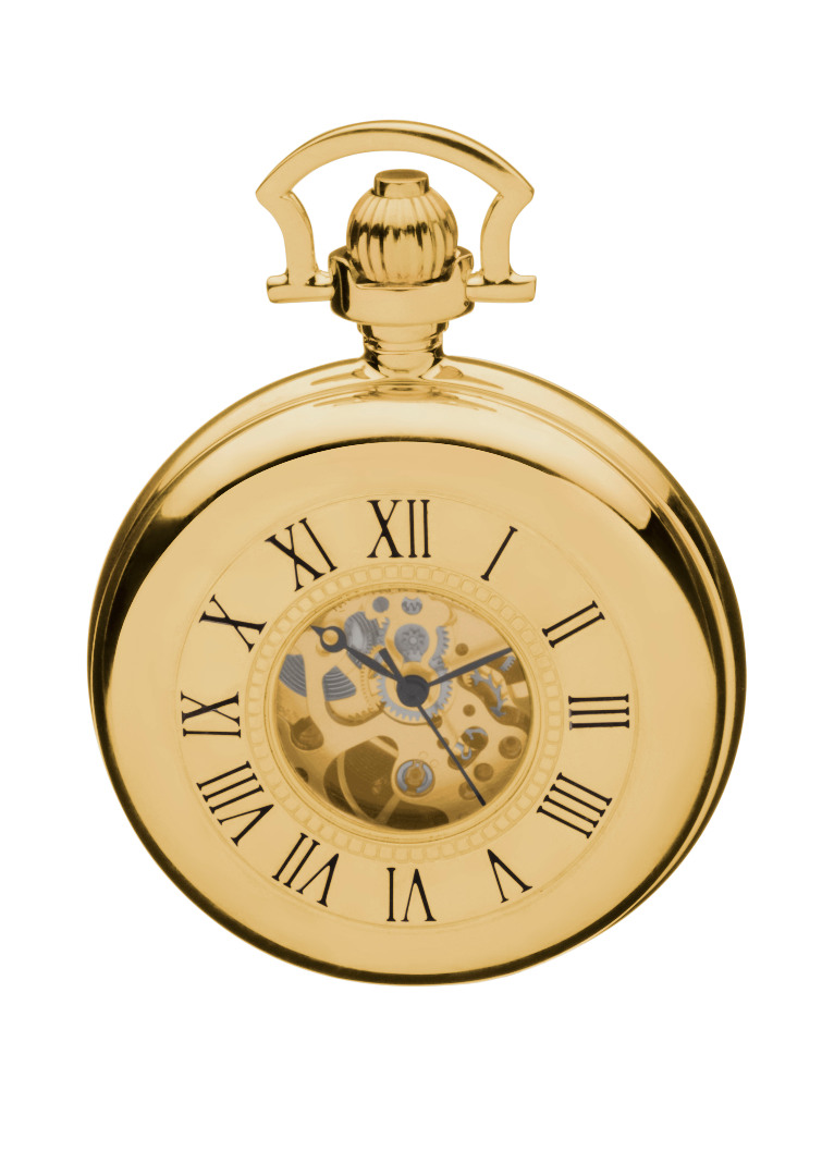 Half Hunter Skeleton Mount Royal Watch