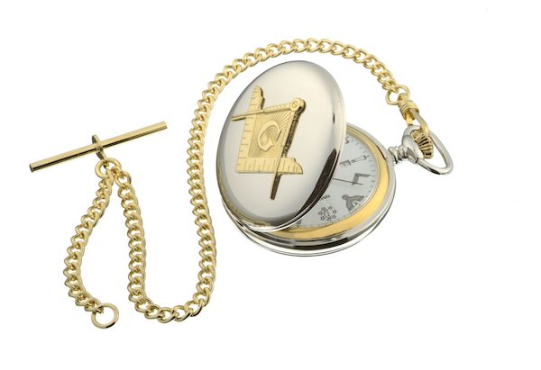 Hunter G127 CQ Masonic Pocket Watch