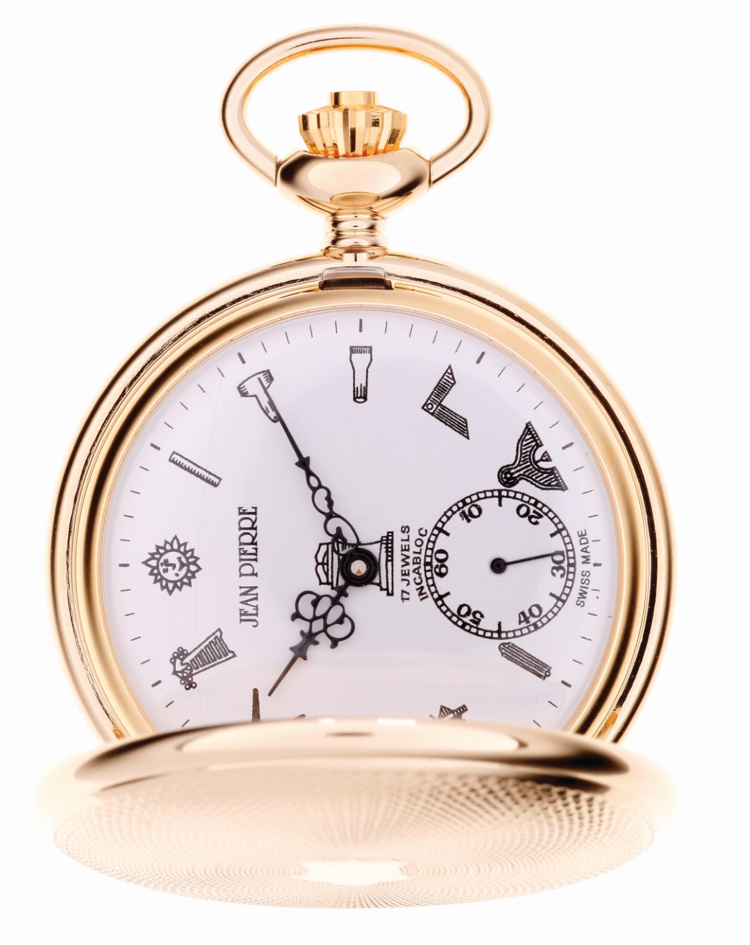 Half Hunter G163 PM Masonic Pocket Watch