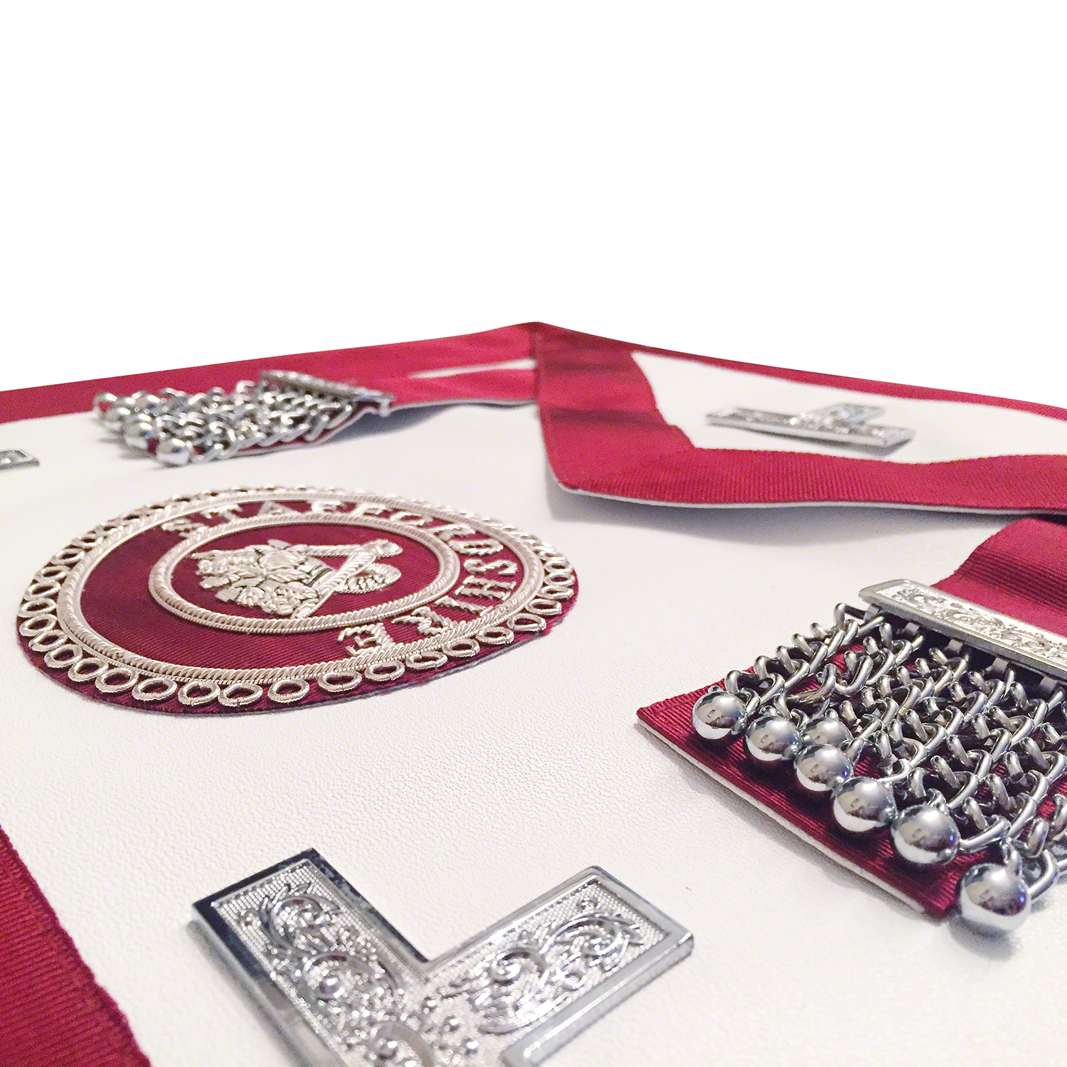 Masonic Stewards Apron with badge