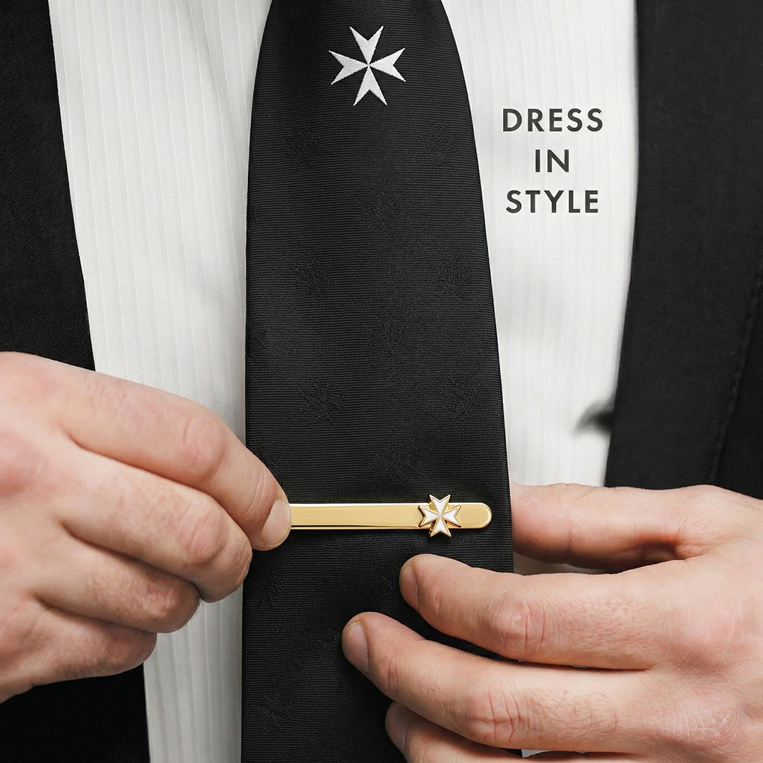 Knights of Malta Tie Slide