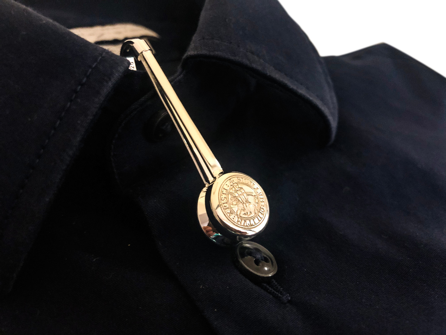 Freemasons Sterling Silver KT Knights Templar Napkin Hook/Holder