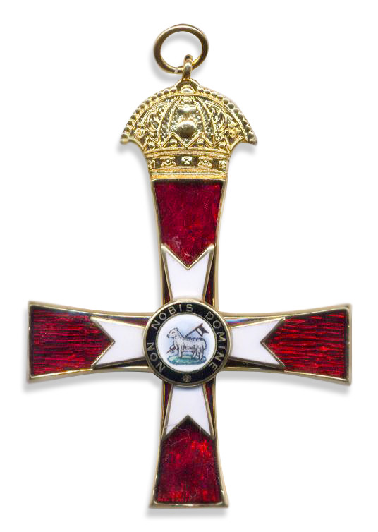 Knights Templar Grand Cross of the United Orders Collar Jewel