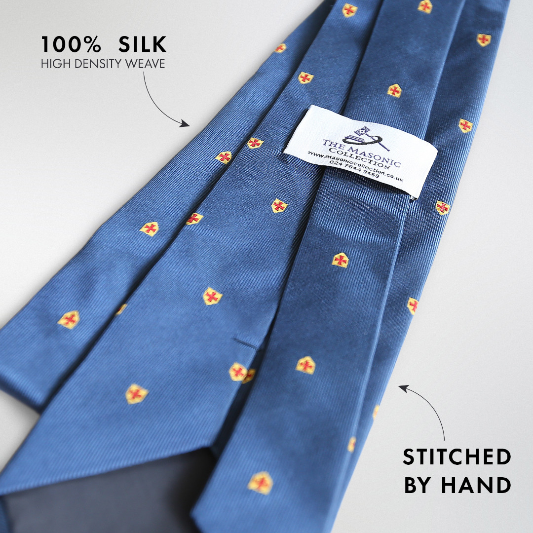 Knights Templar Masonic Tie