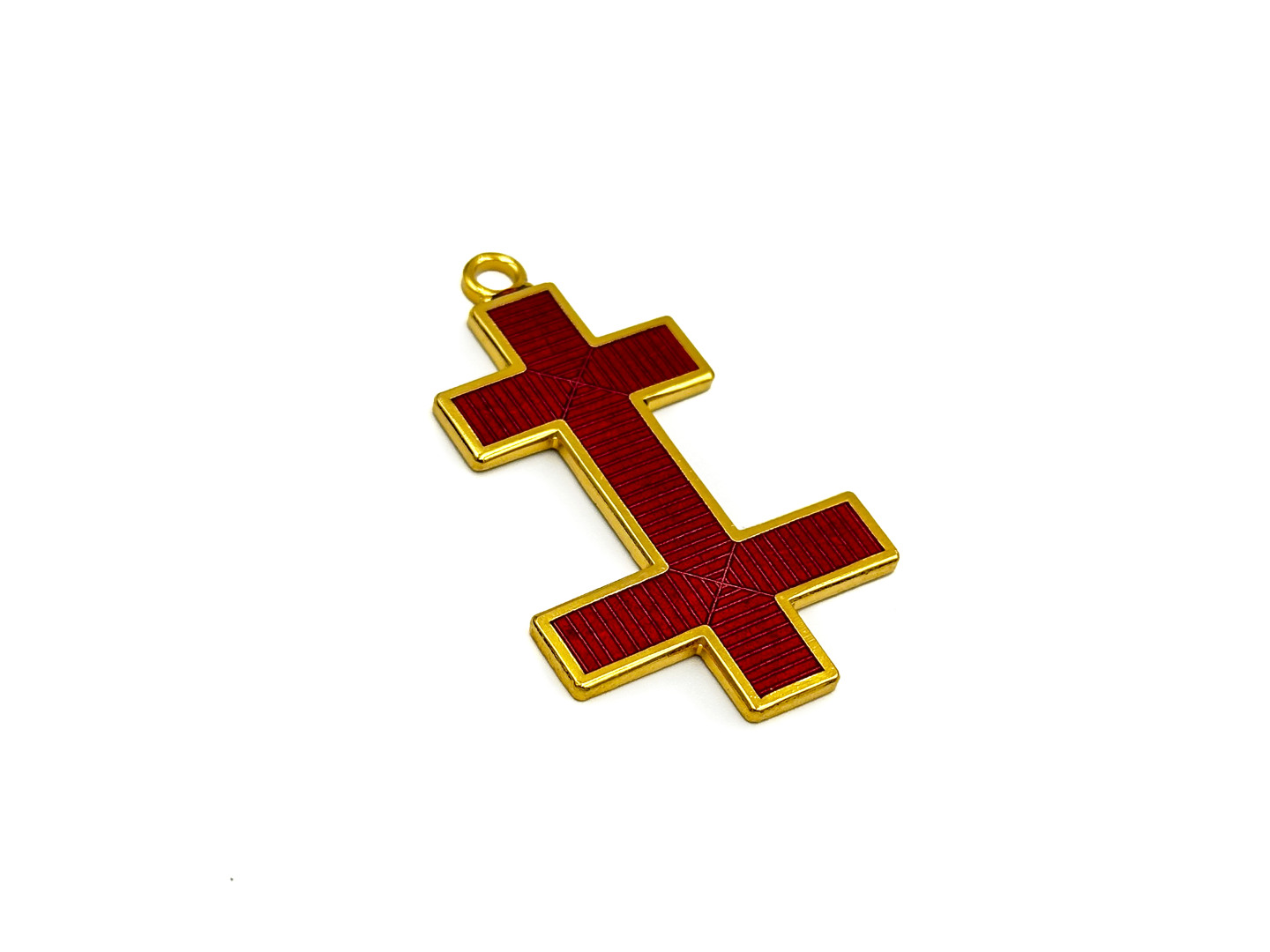 Knights Templar Patriarchal Cross Collarette Jewel