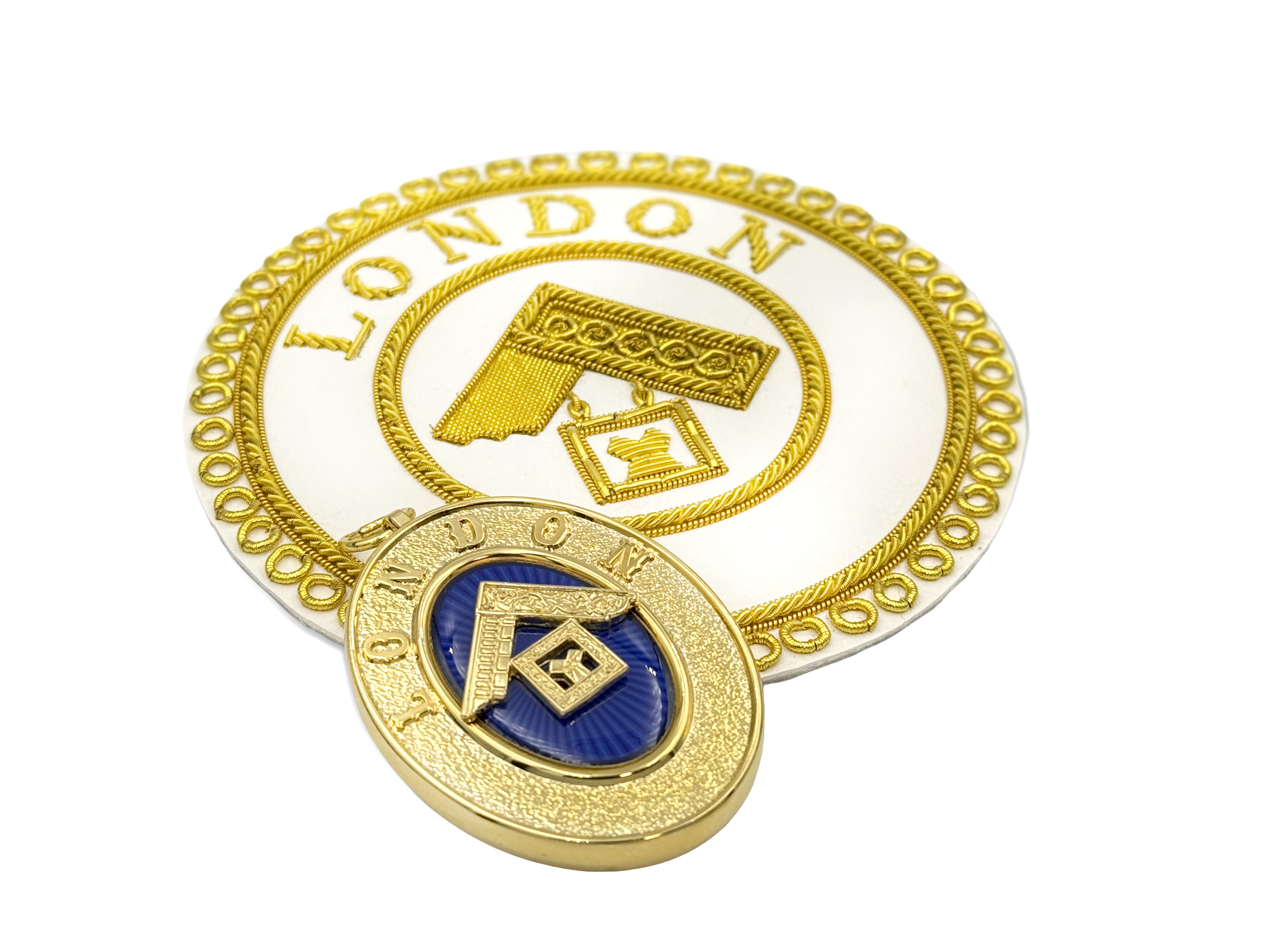 London Grand Rank Full Dress Apron Badge & Collar Jewel