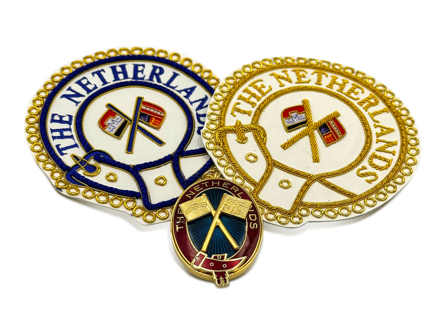 Mark District Undress & Dress Apron Badges with Collar Jewel