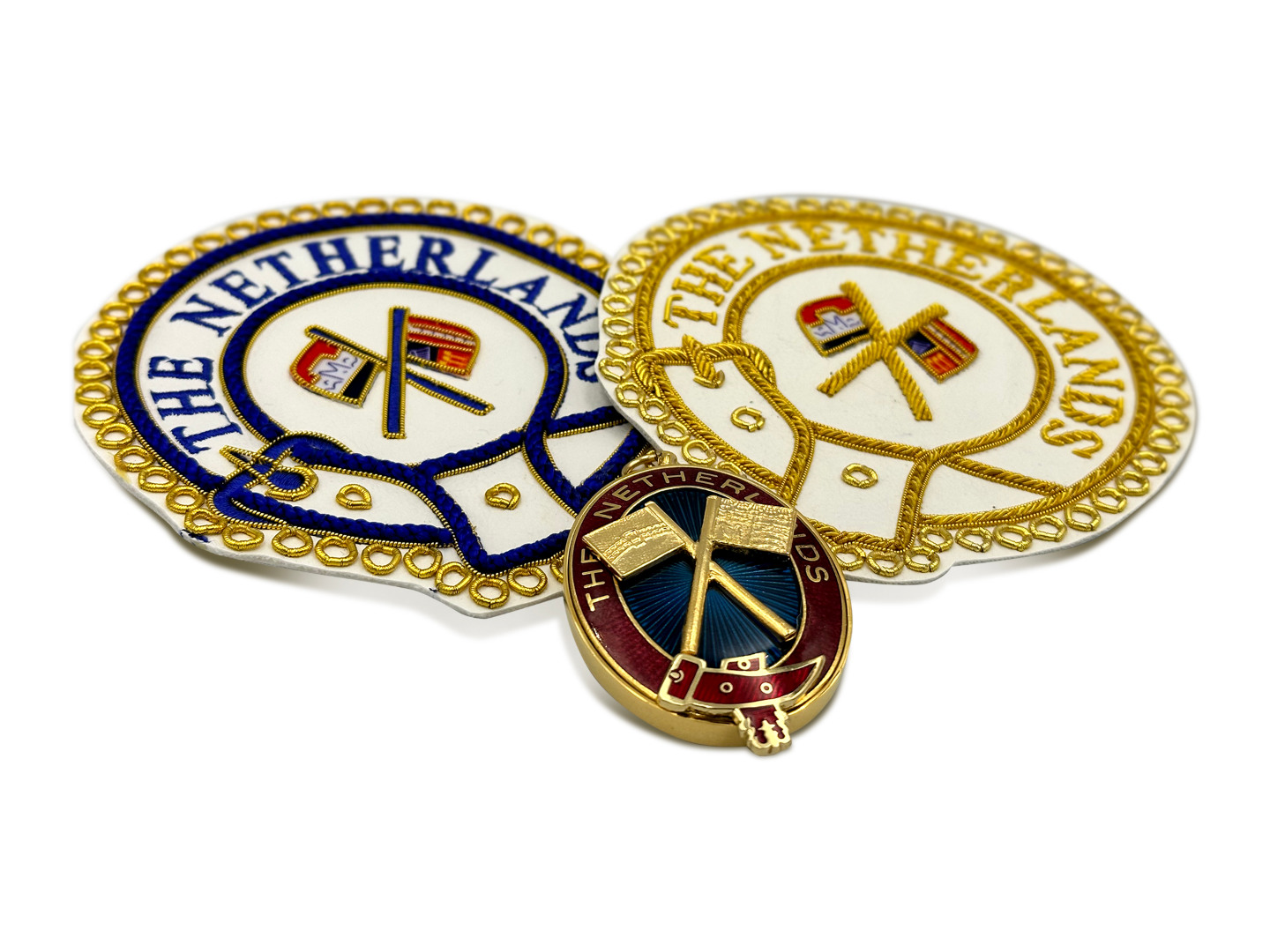 Mark District Undress & Dress Apron Badges with Collar Jewel