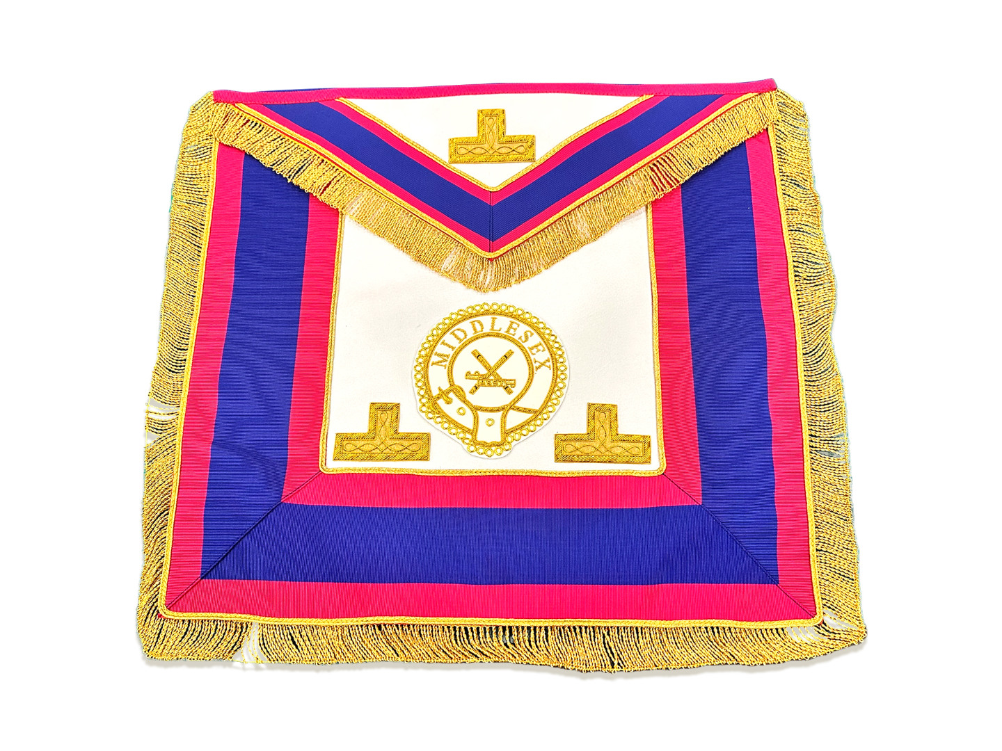 Mark Provincial Full Dress Apron Badge Attached on Lambskin Apron
