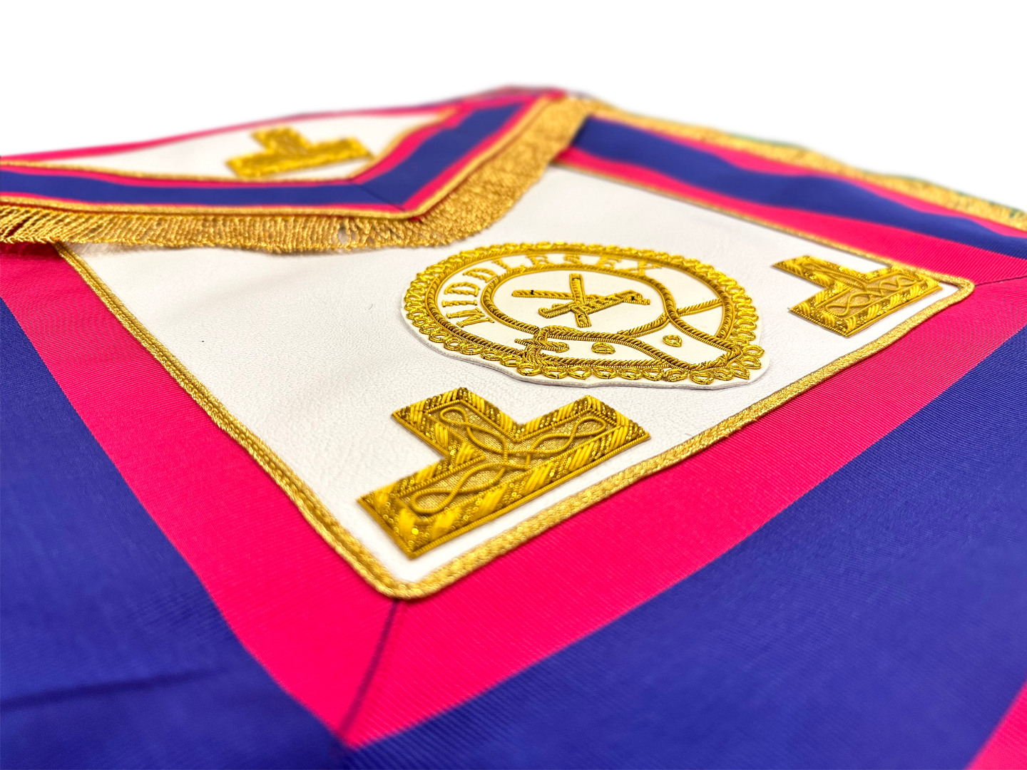 Mark Provincial Full Dress Apron Badge Attached on Lambskin Apron