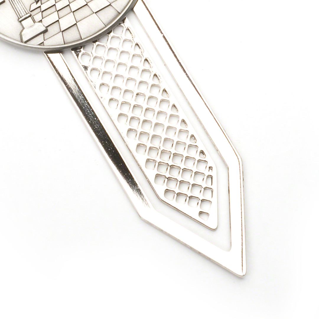 Masonic Detailed Silver Bookmark