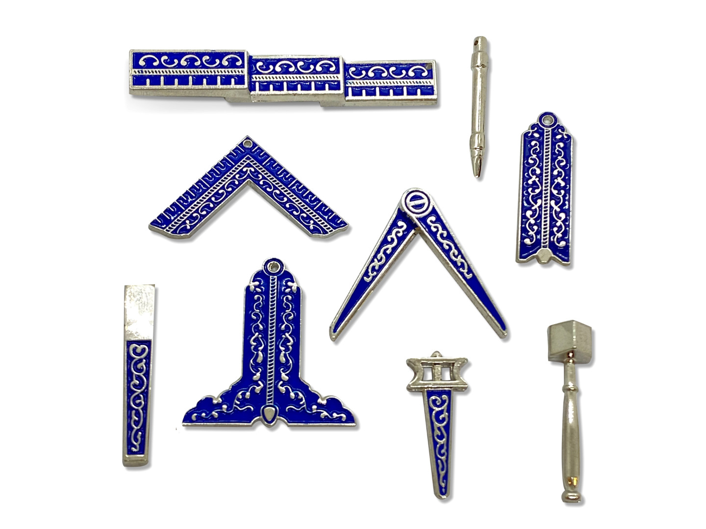 Masonic Freemasons Working Tools Set Miniature Gift Box size