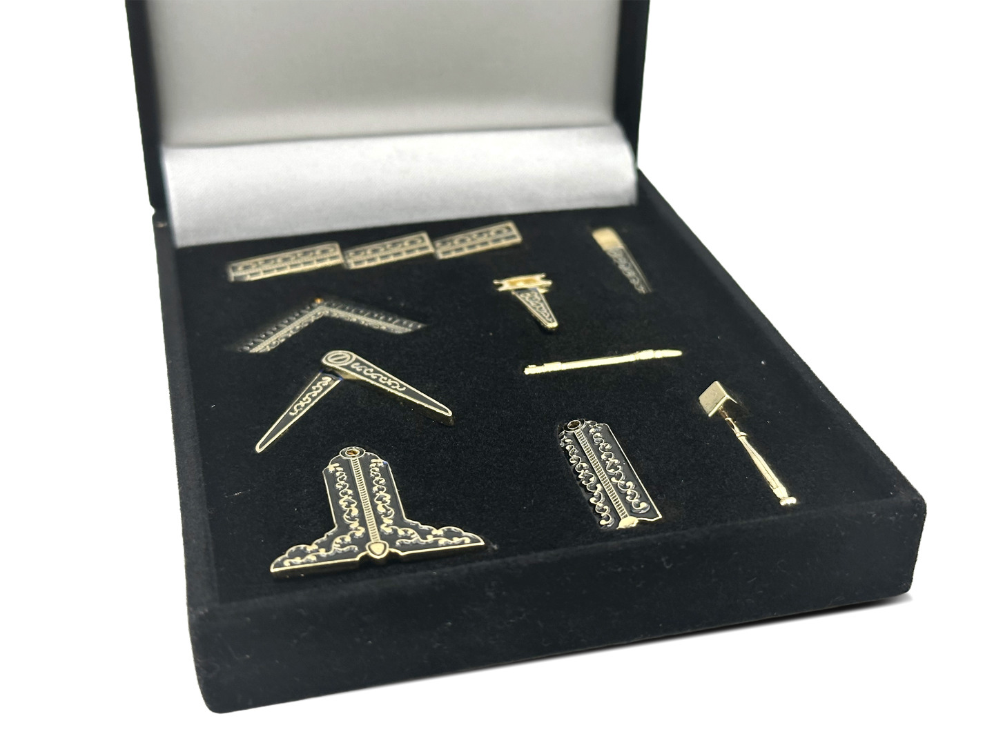 Masonic Freemasons Working Tools Set Miniature Gift Box size
