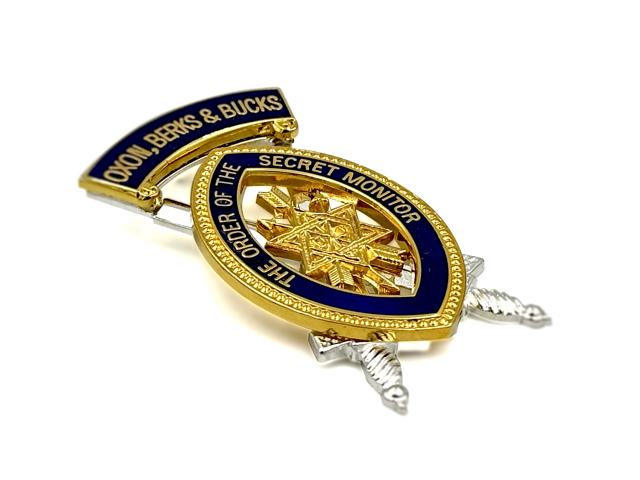 Order of Secret Monitor (OSM) Past Provincial Arch of Steel Collarette Jewel