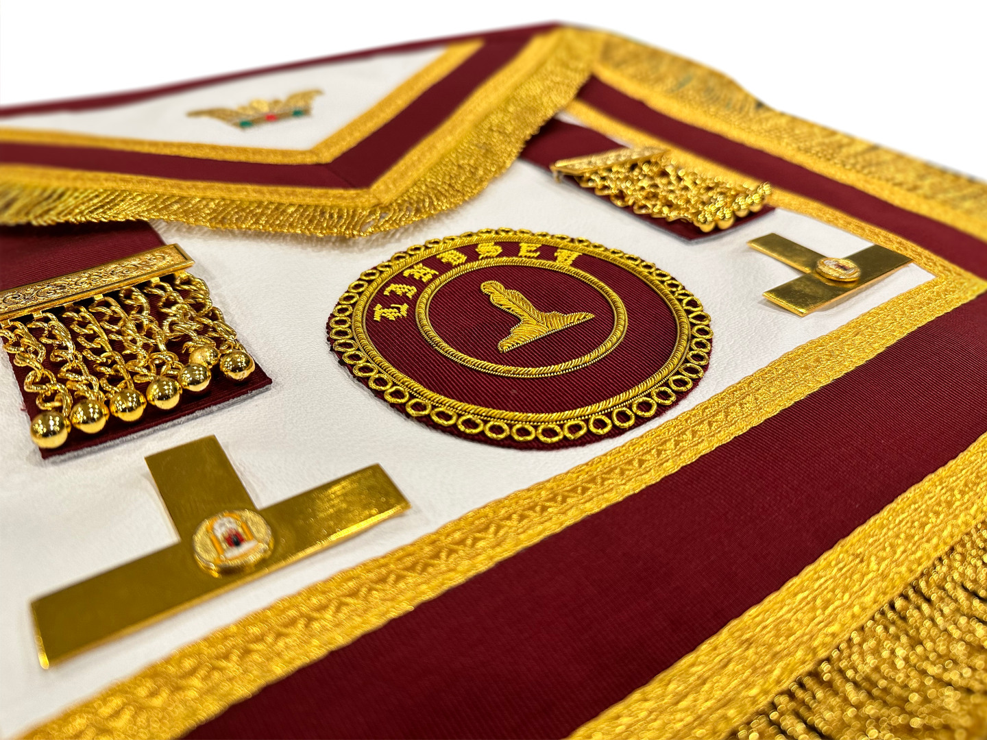 Order of Athelstan Provincial Apron Badge on Apron