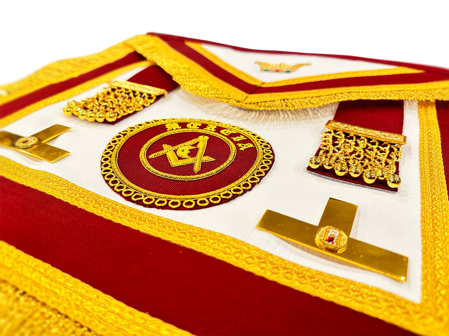 Order of Athelstan Provincial Apron Badge on Apron