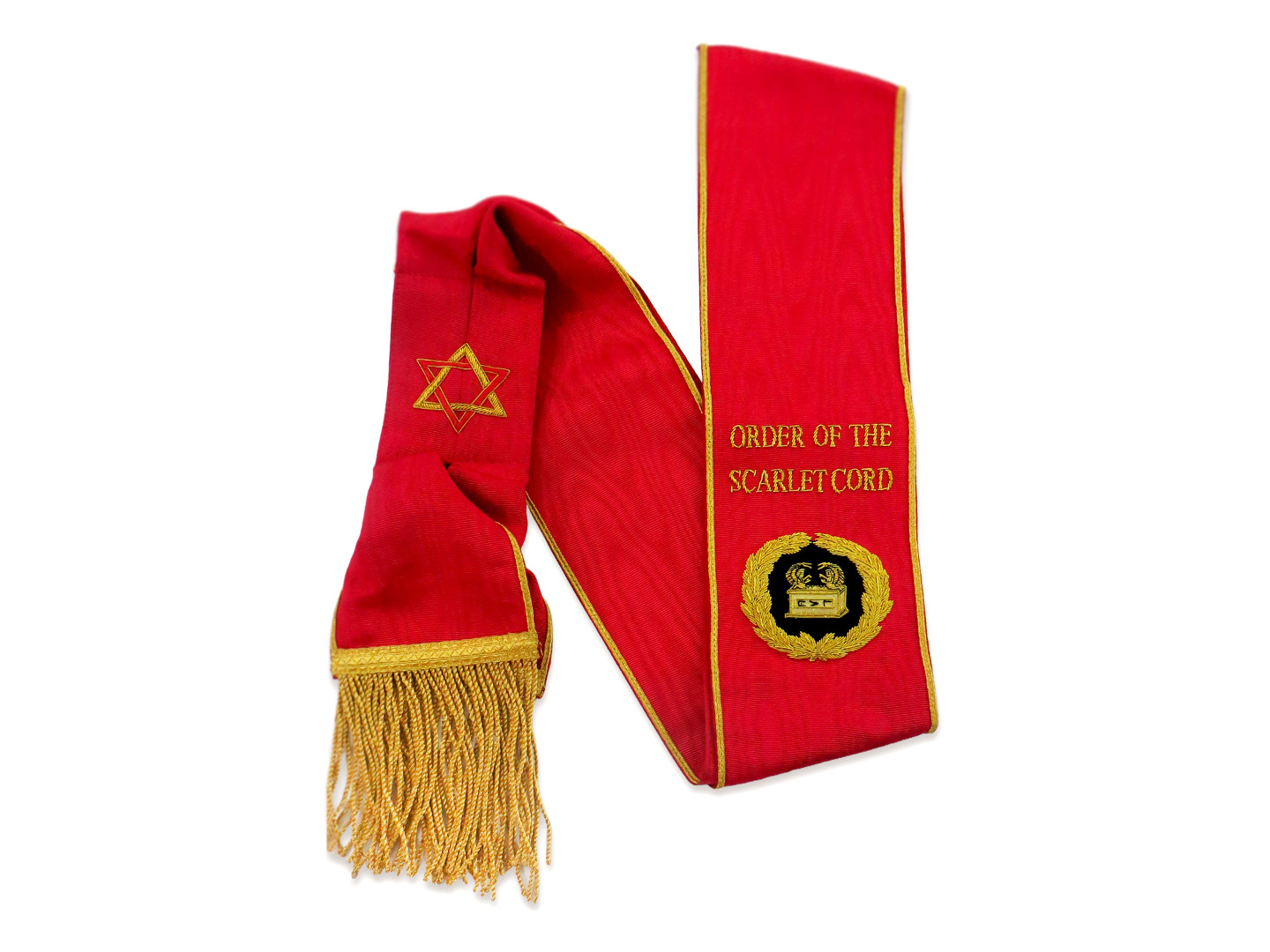 Order of the Scarlet Cord Grand Officer Sash