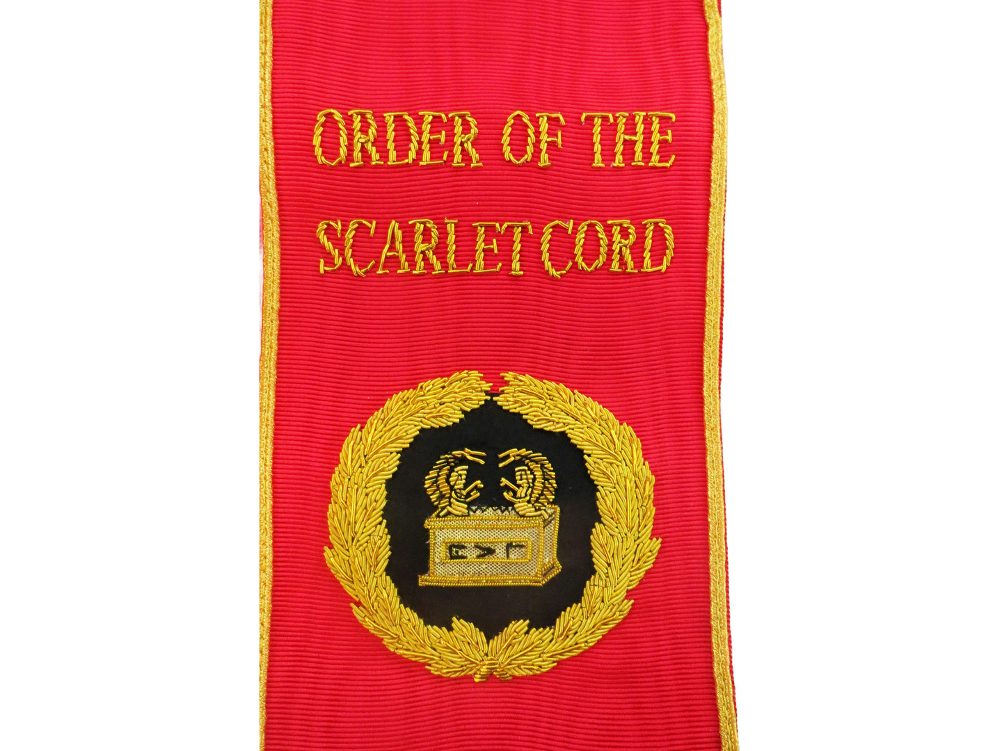 Order of the Scarlet Cord Grand Officer Sash