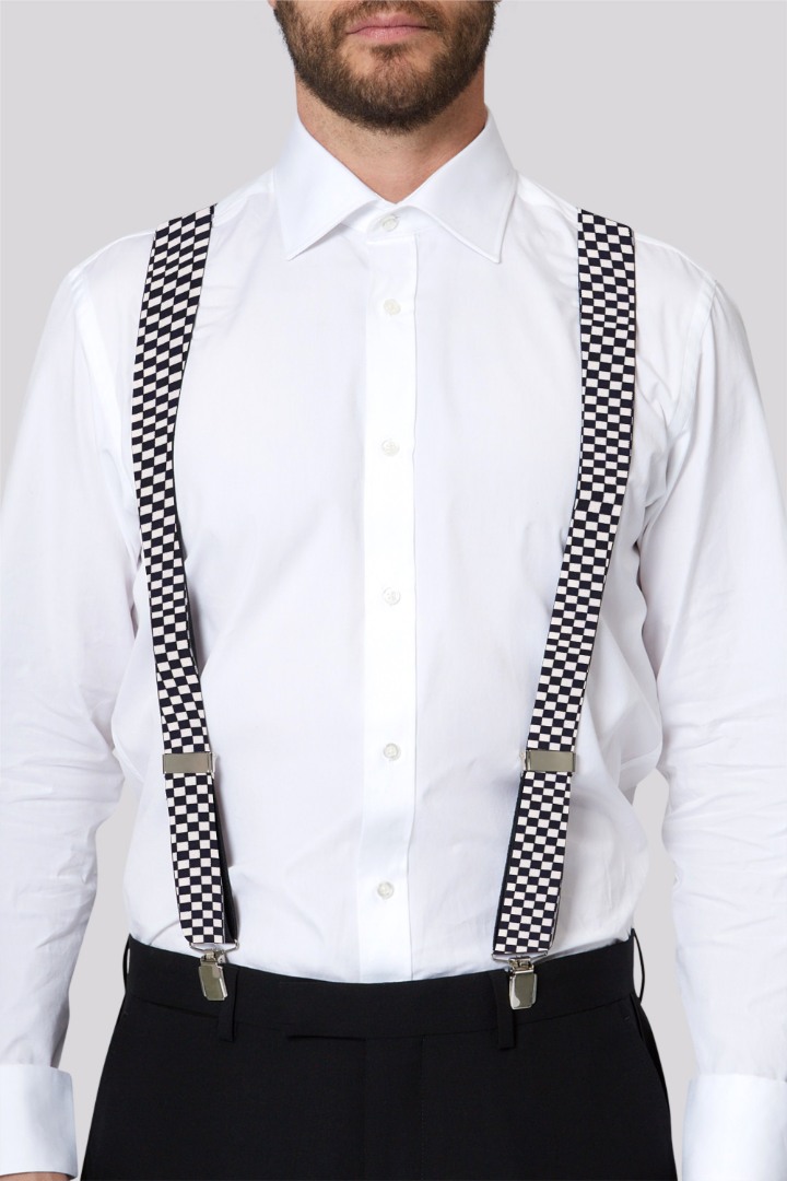 Men's Masonic Pavement Design Braces