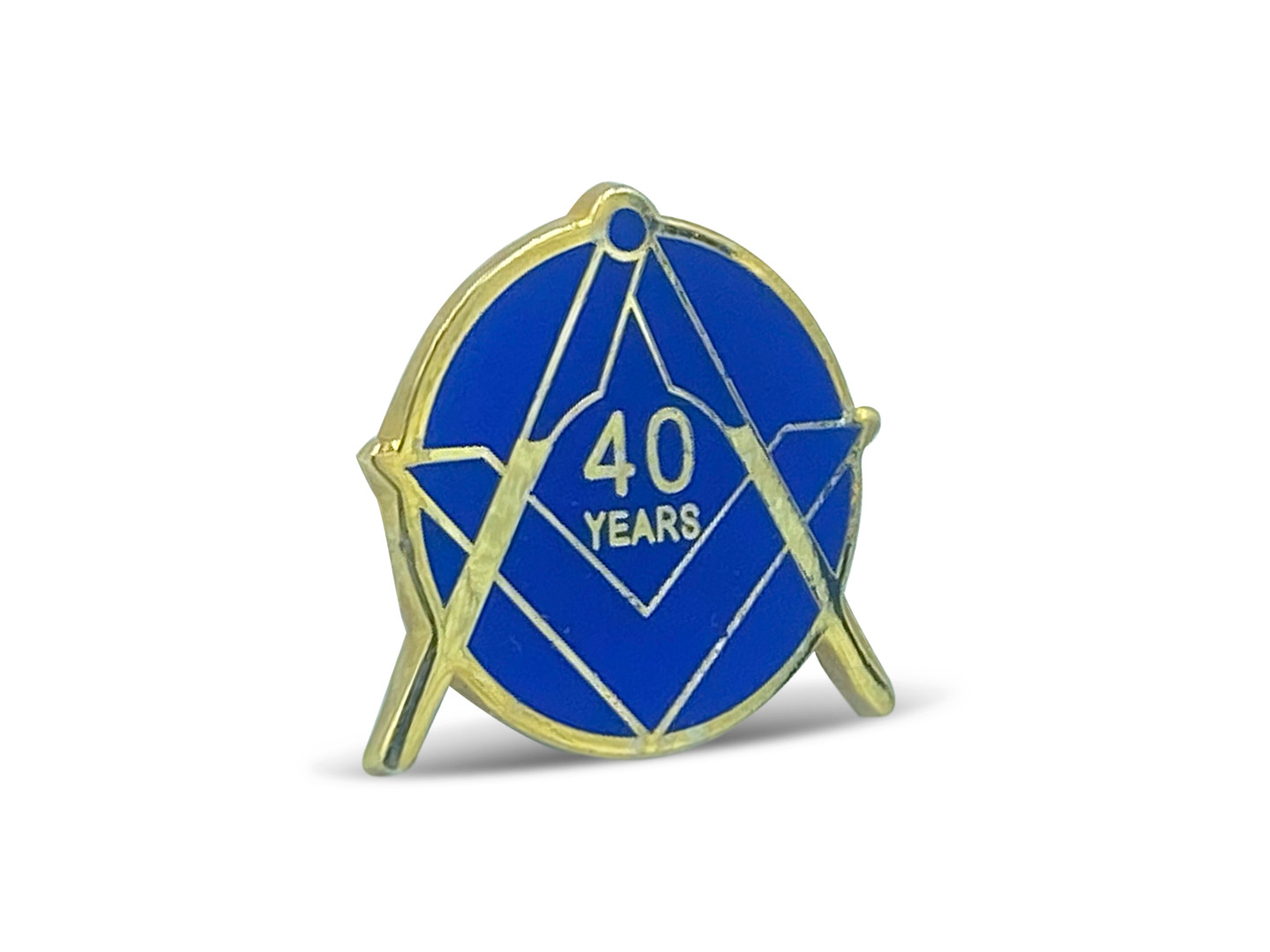 Masonic Craft 25, 40, 50, 60 Years Anniversary Lapel Pin