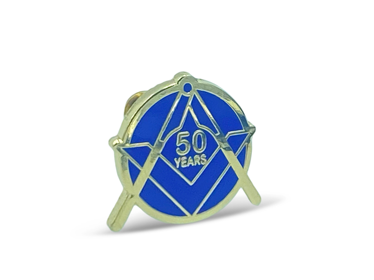 Masonic Craft 25, 40, 50, 60 Years Anniversary Lapel Pin