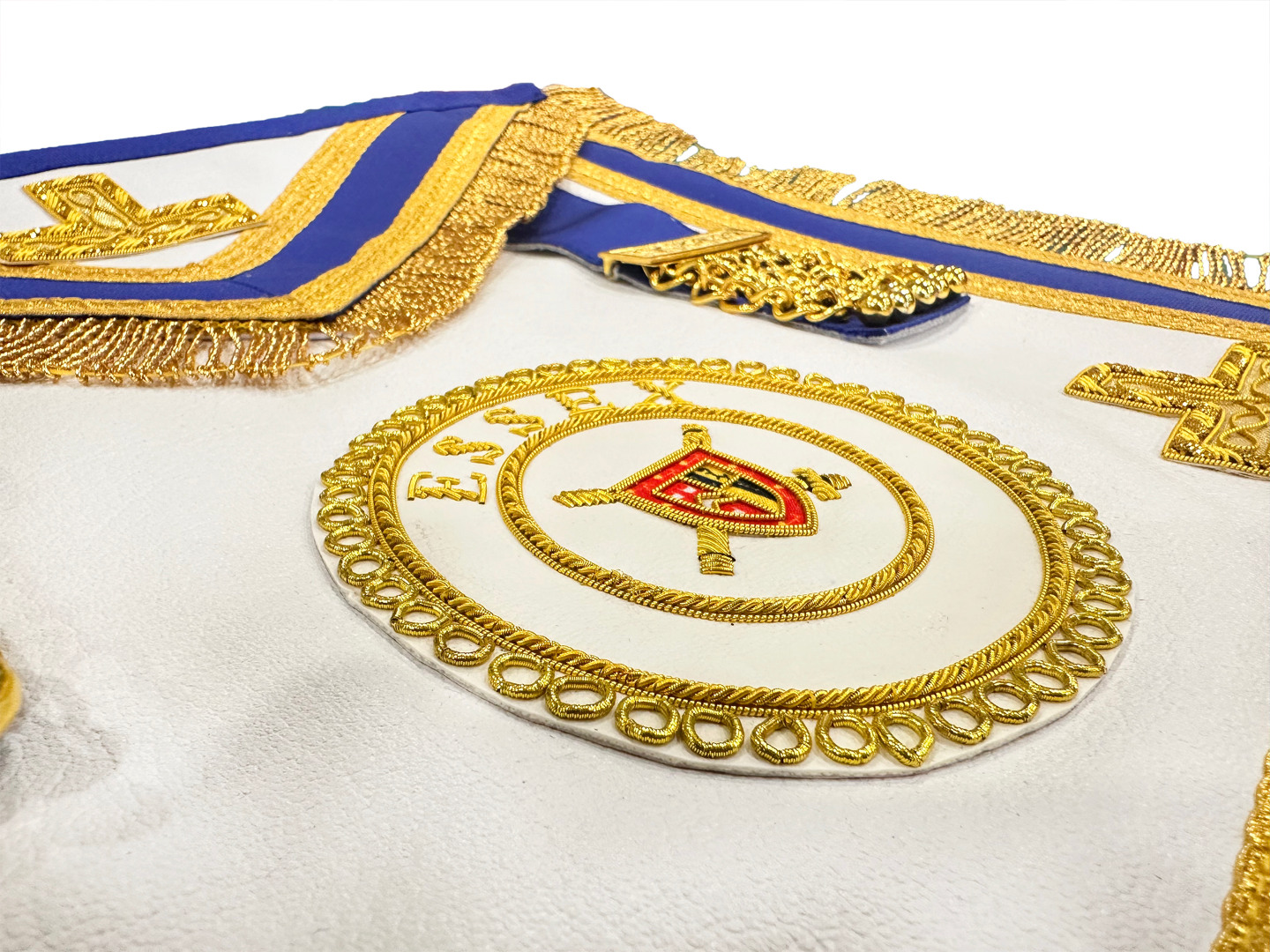 Craft Provincial Dress Apron Badge on Lambskin Apron