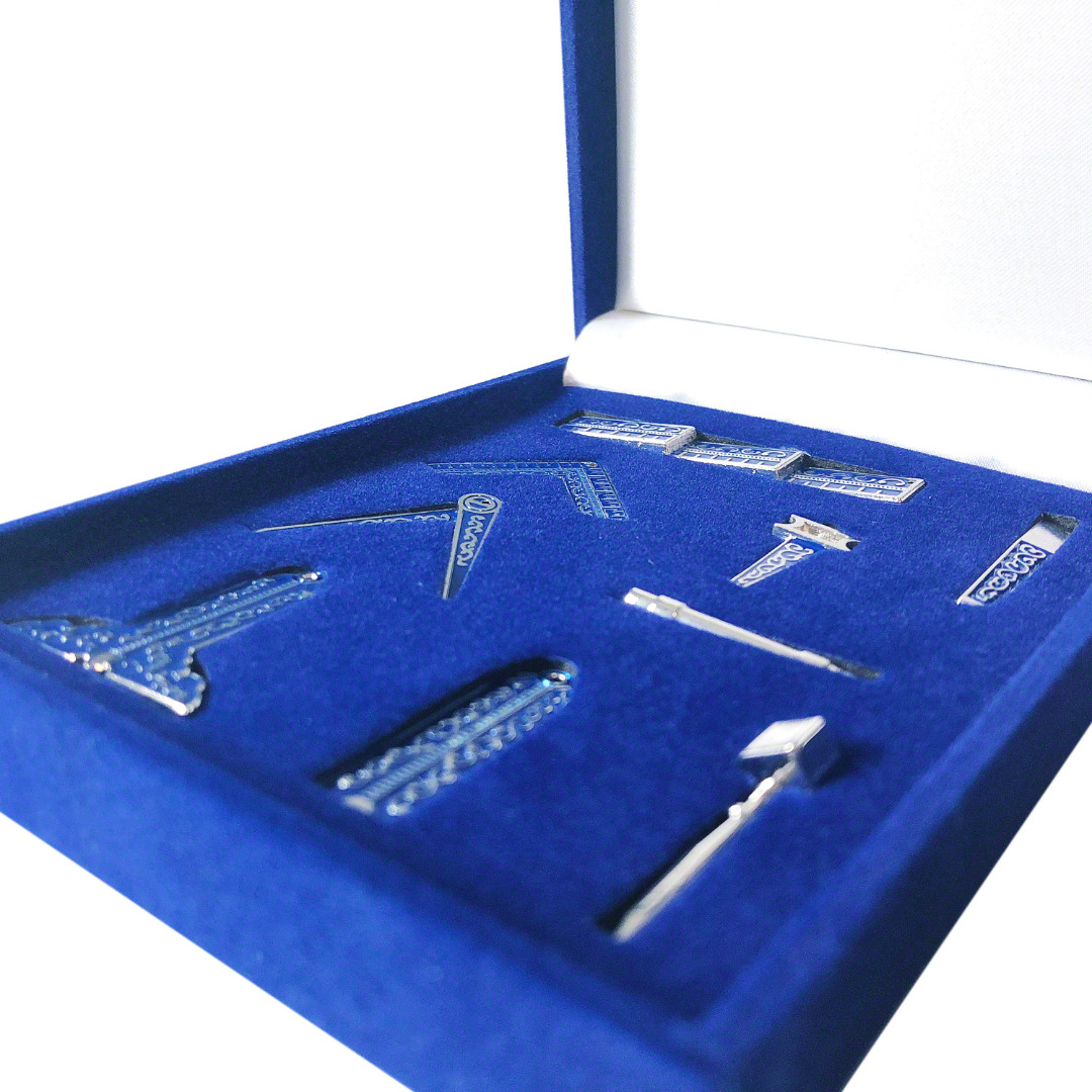 Masonic Freemasons Working Tools Set Miniature Gift Box size