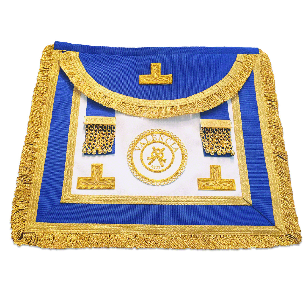 Spanish Craft Full Dress Apron Badge on Lambskin Apron
