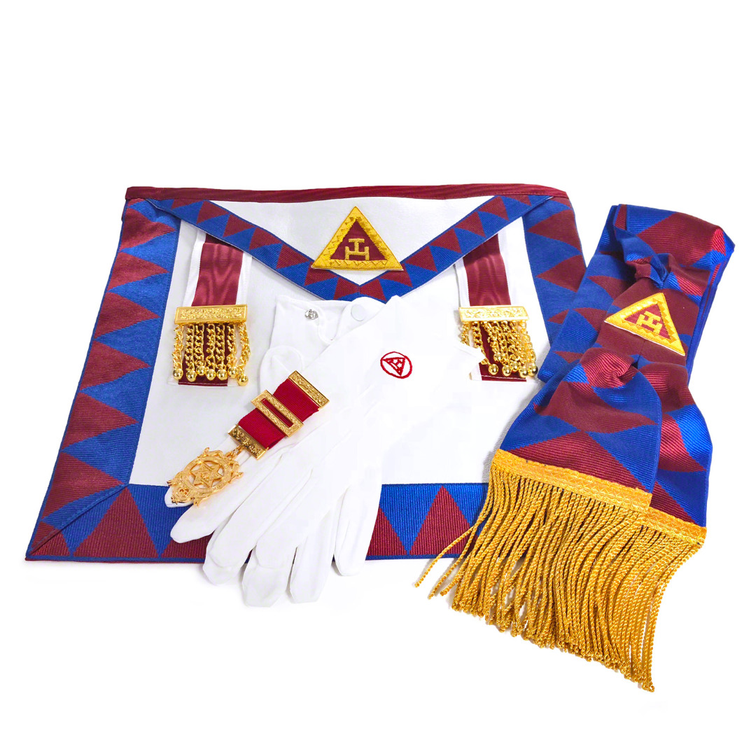 Bargain Scottish Royal Arch Principals Apron, Sash, Jewel & Gloves