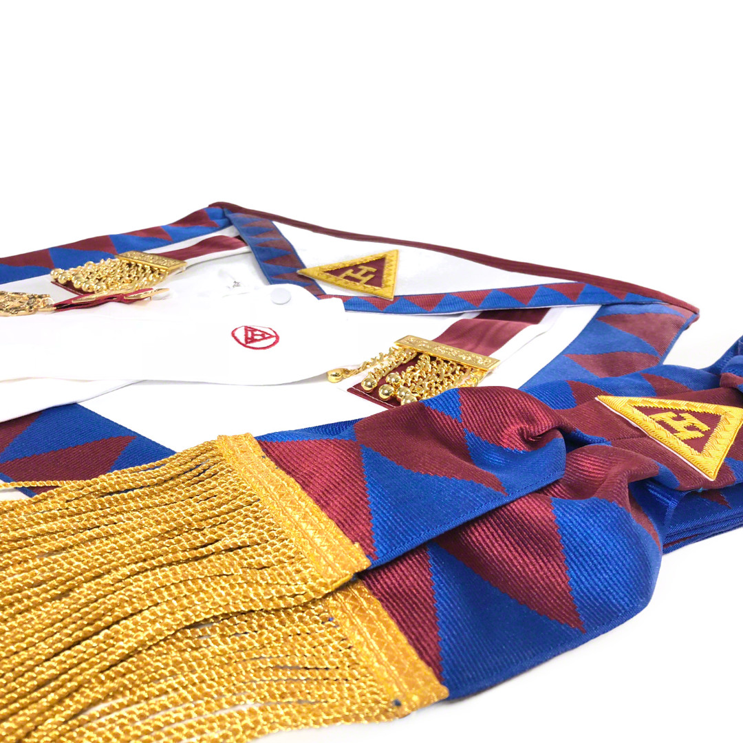 Bargain Scottish Royal Arch Principals Apron, Sash, Jewel & Gloves