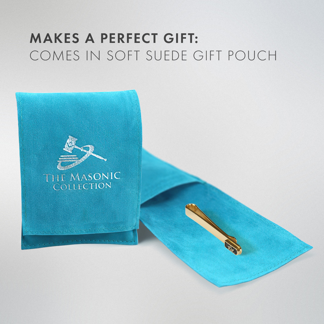 Gold Plated Masonic Craft Tie-slide