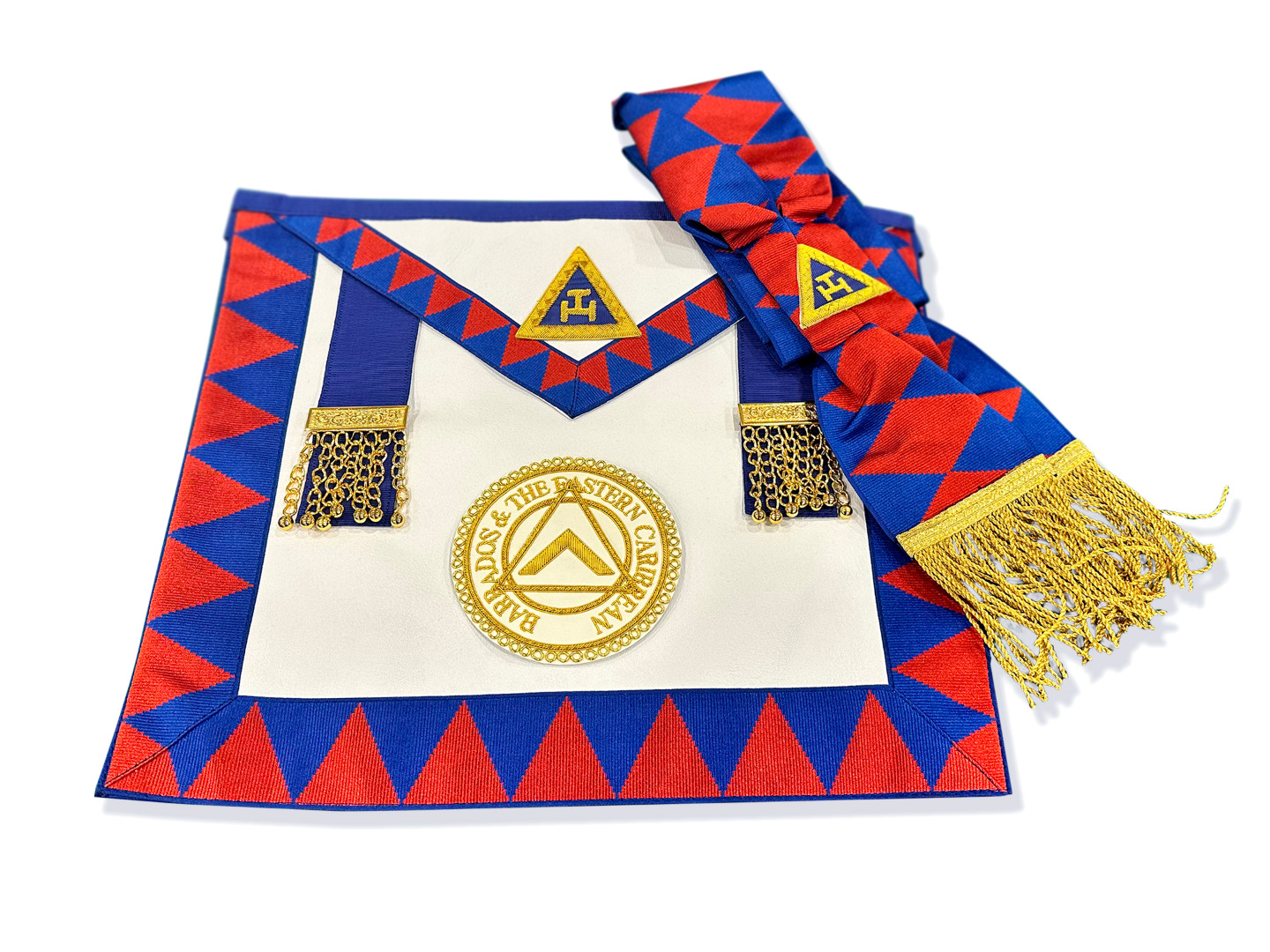 Royal Arch District Apron with Badge & Sash