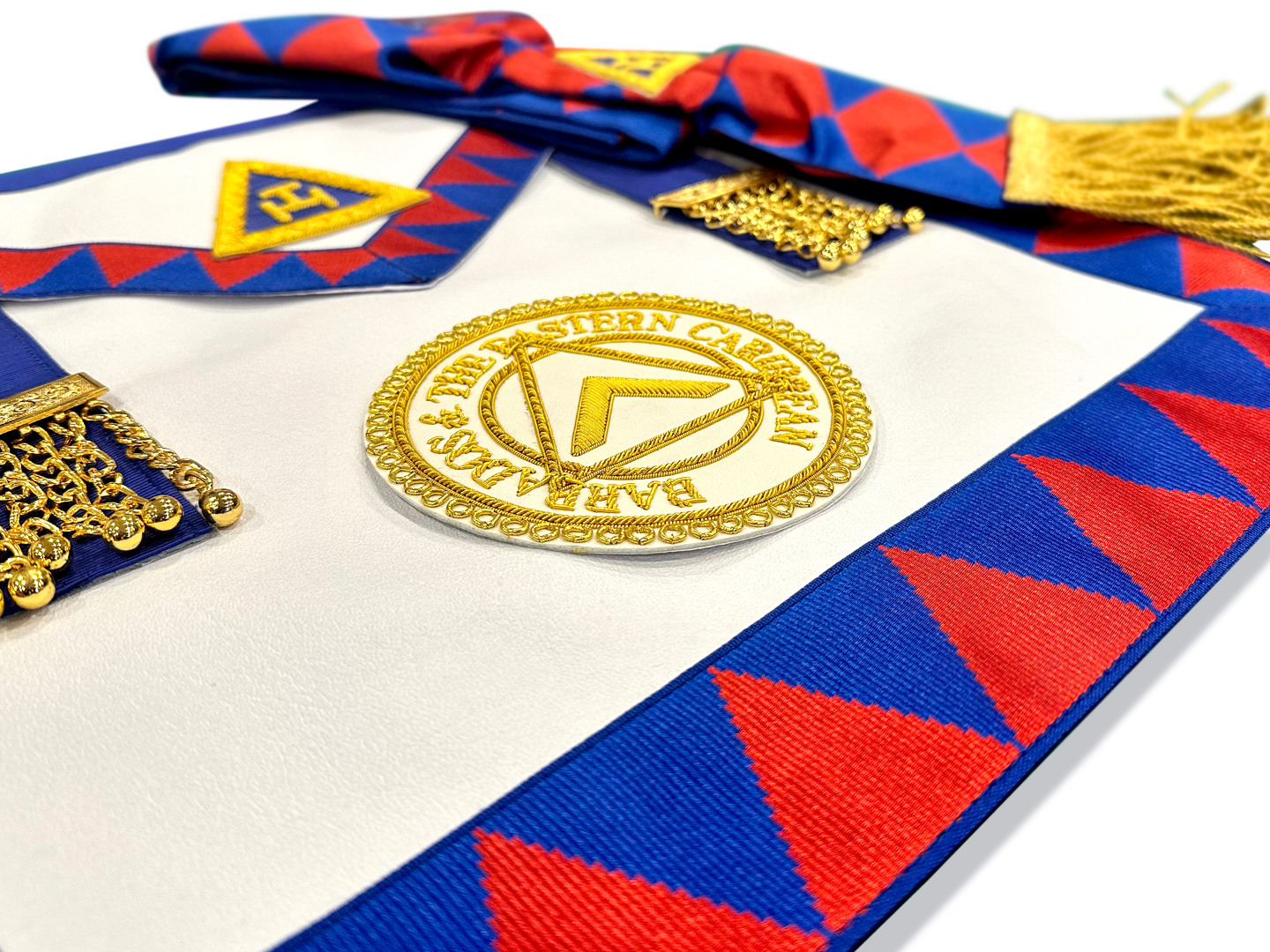 Royal Arch District Apron with Badge & Sash