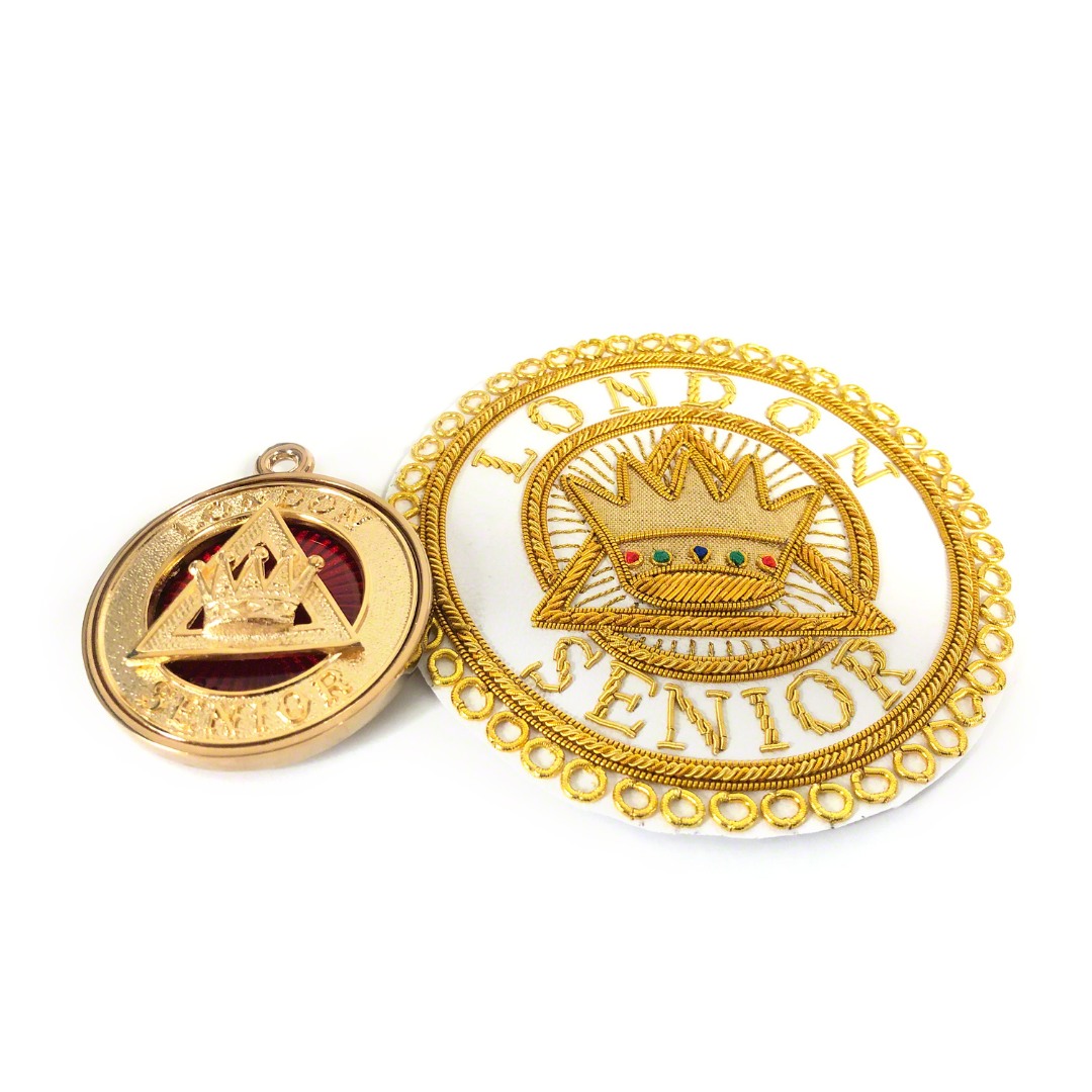 RA Chapter Senior London Apron Badge & Collar Jewel