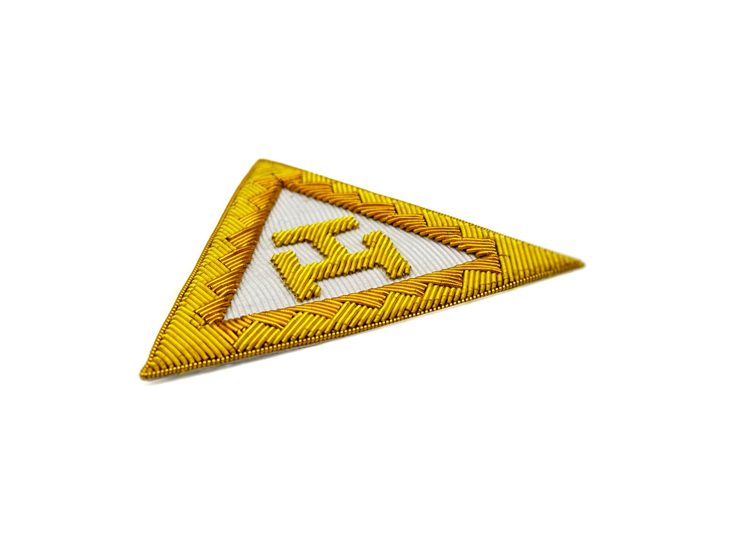 Royal Arch Companion’s Triangle Tau for an Apron