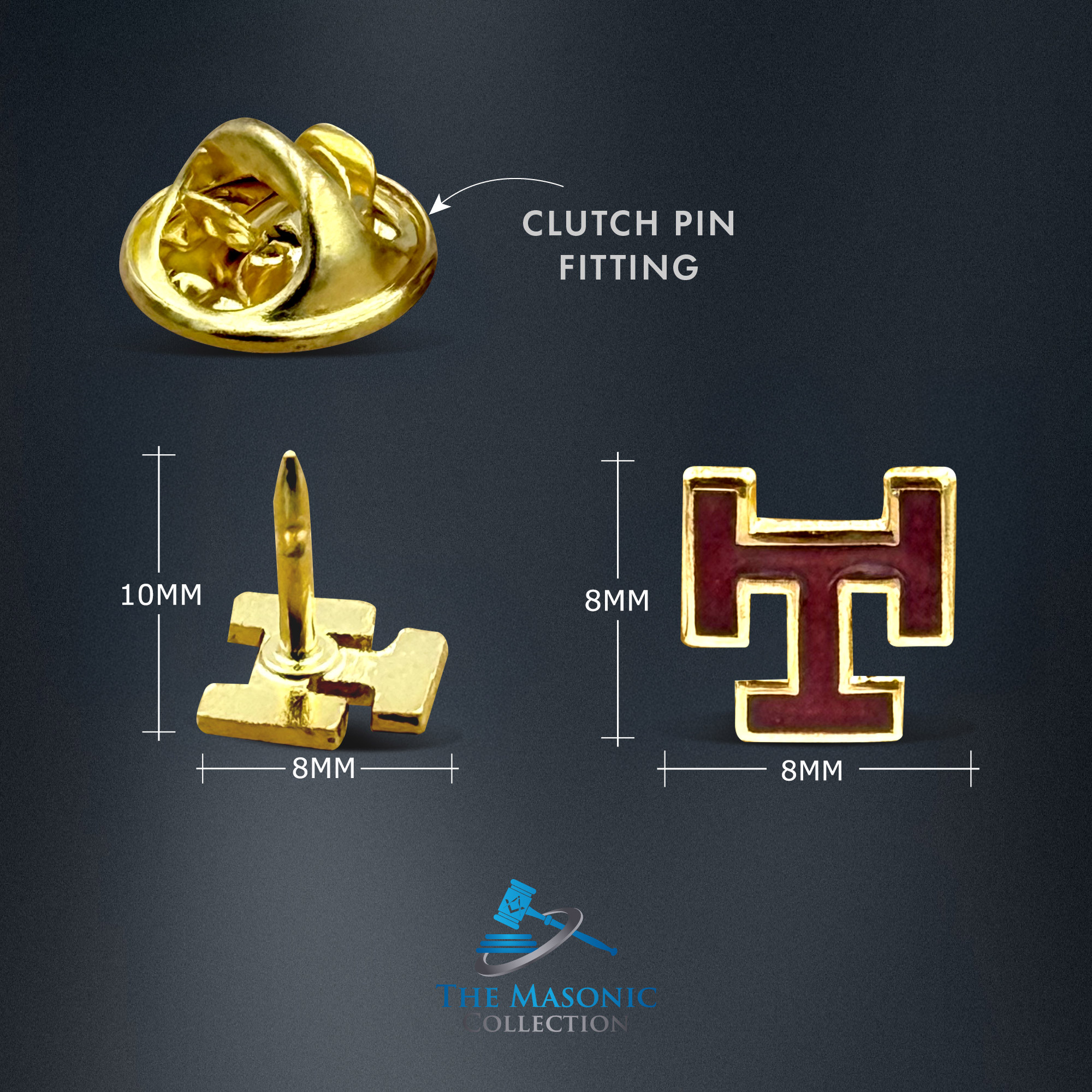 Royal Arch Chapter Discreet Tau Badge