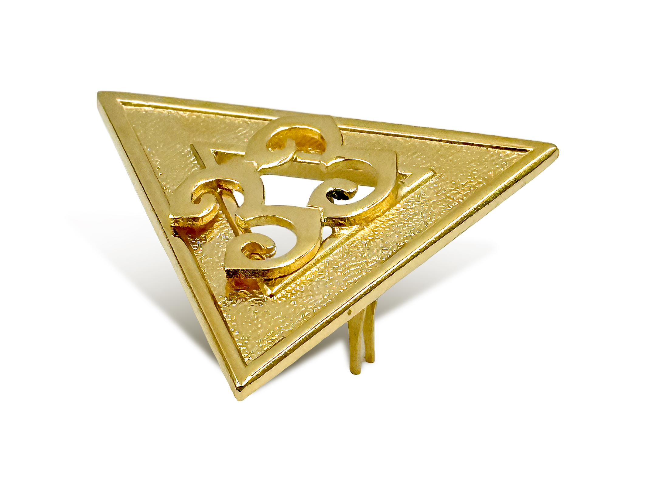 Rose Croix 33rd Degree Triangle Cap Badge