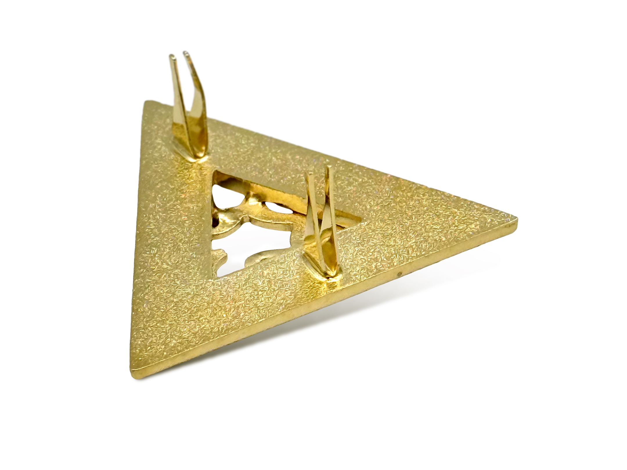 Rose Croix 33rd Degree Triangle Cap Badge