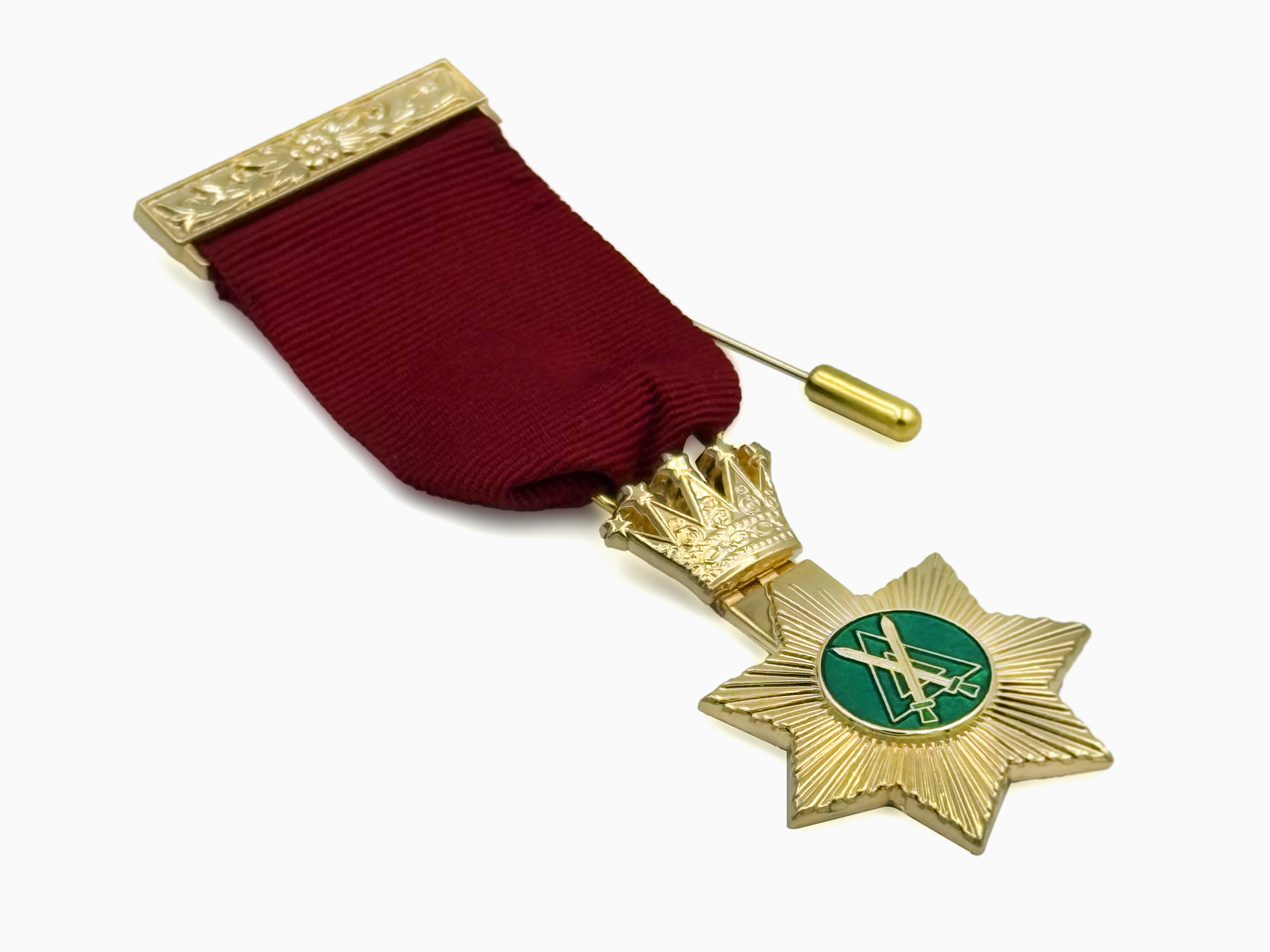 Scottish Red Cross of Babylon Past Chief Breast Jewel