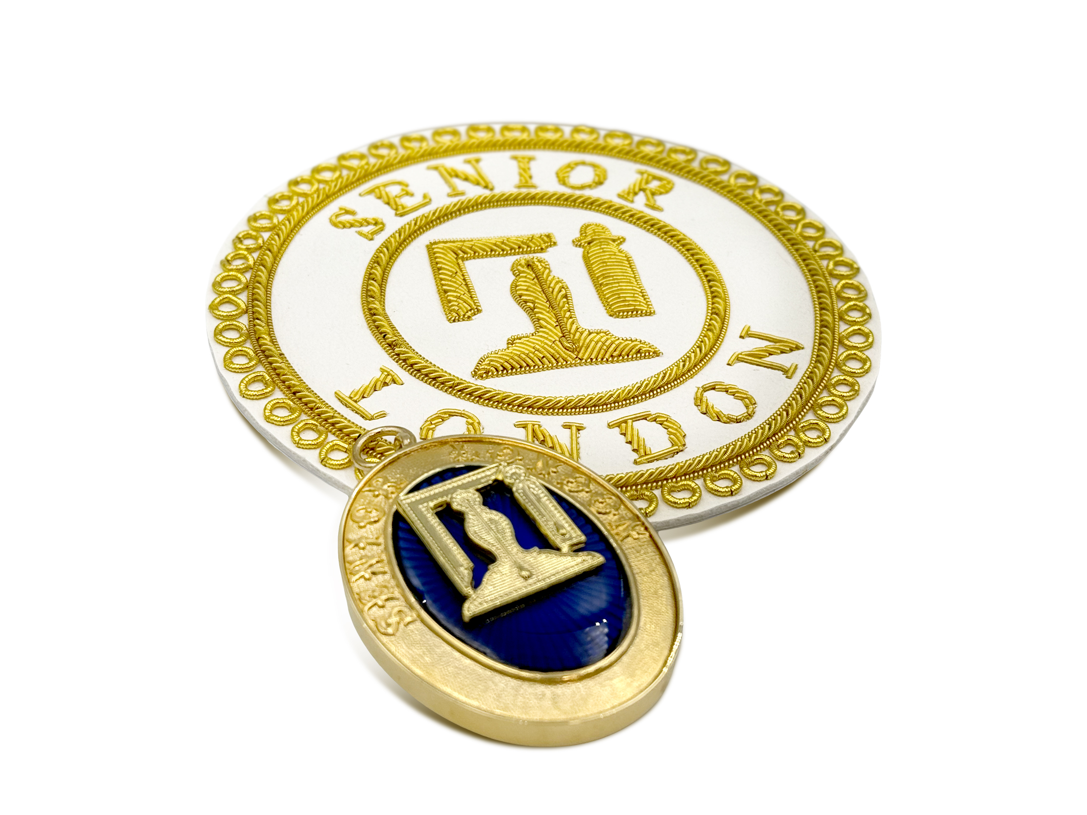 Senior London Grand Rank Full Dress Apron Badge & Collar Jewel