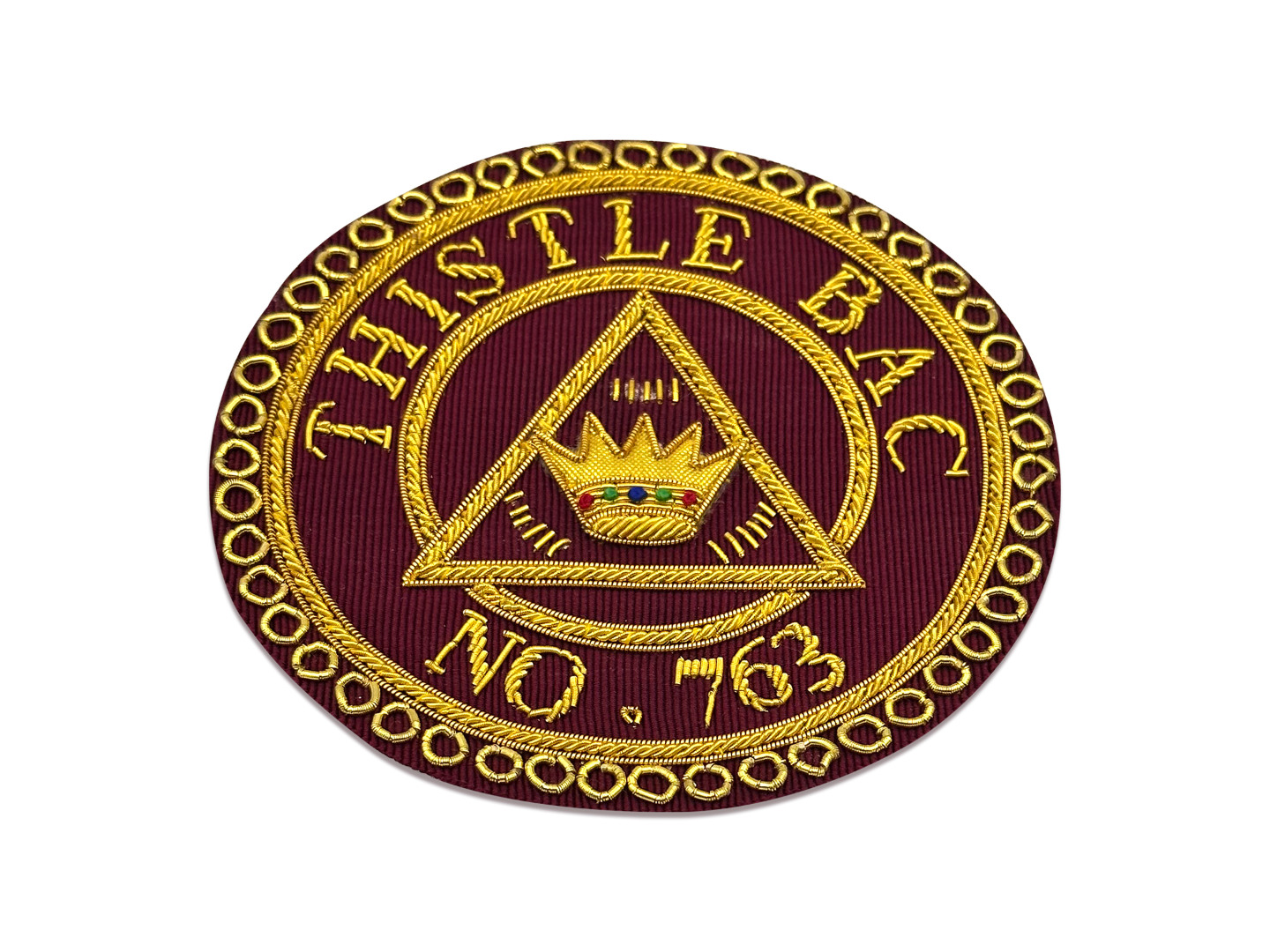 Scottish Royal Arch Past Z (PZ) Apron Badge