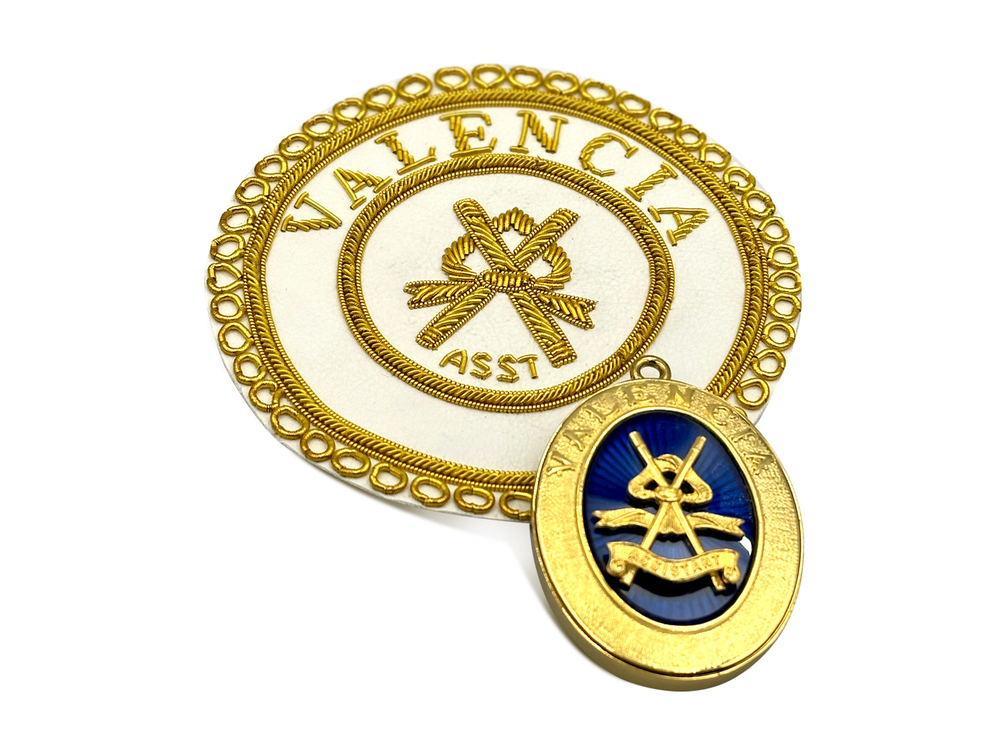 Spanish Craft District Full Dress Apron Badge & Collar Jewel