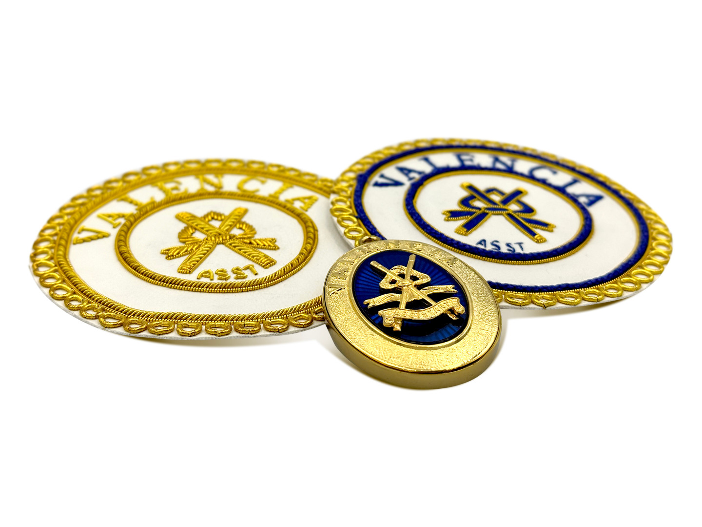 Spanish Craft District Undress & Dress Apron Badges & Collar Jewel