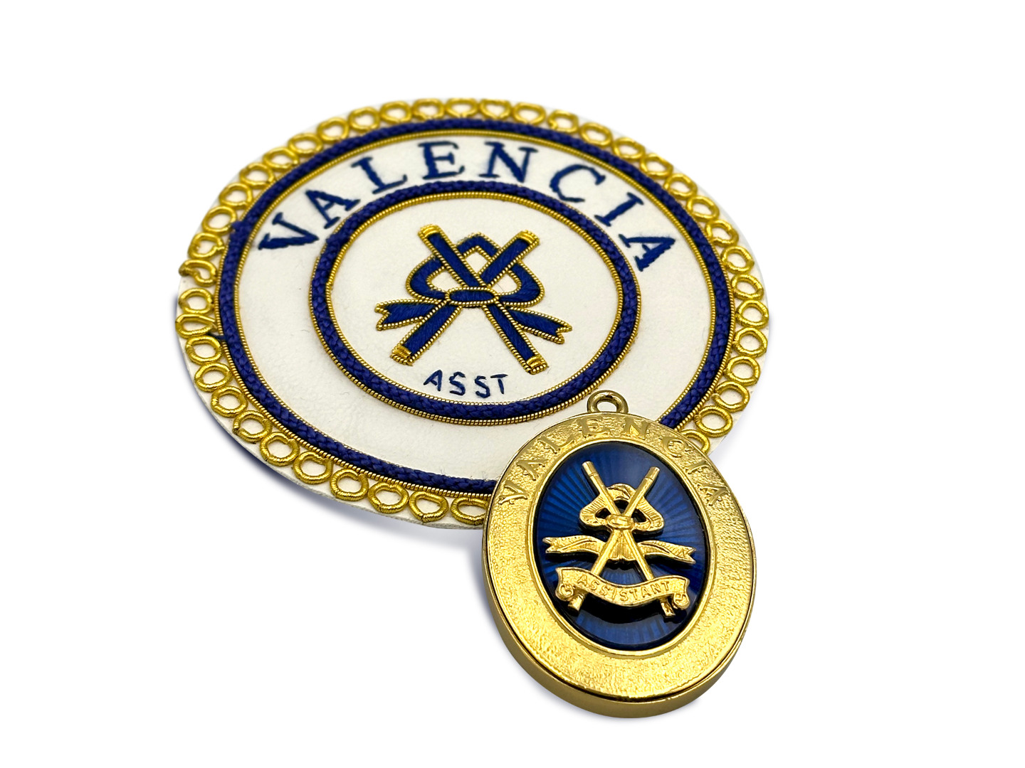 Spanish Craft District Undress Apron Badge & Collar Jewel