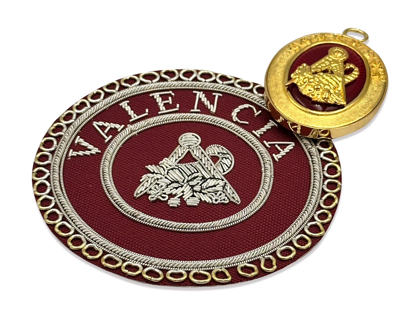 Spanish Craft District Stewards Apron Badge & Collar Jewel