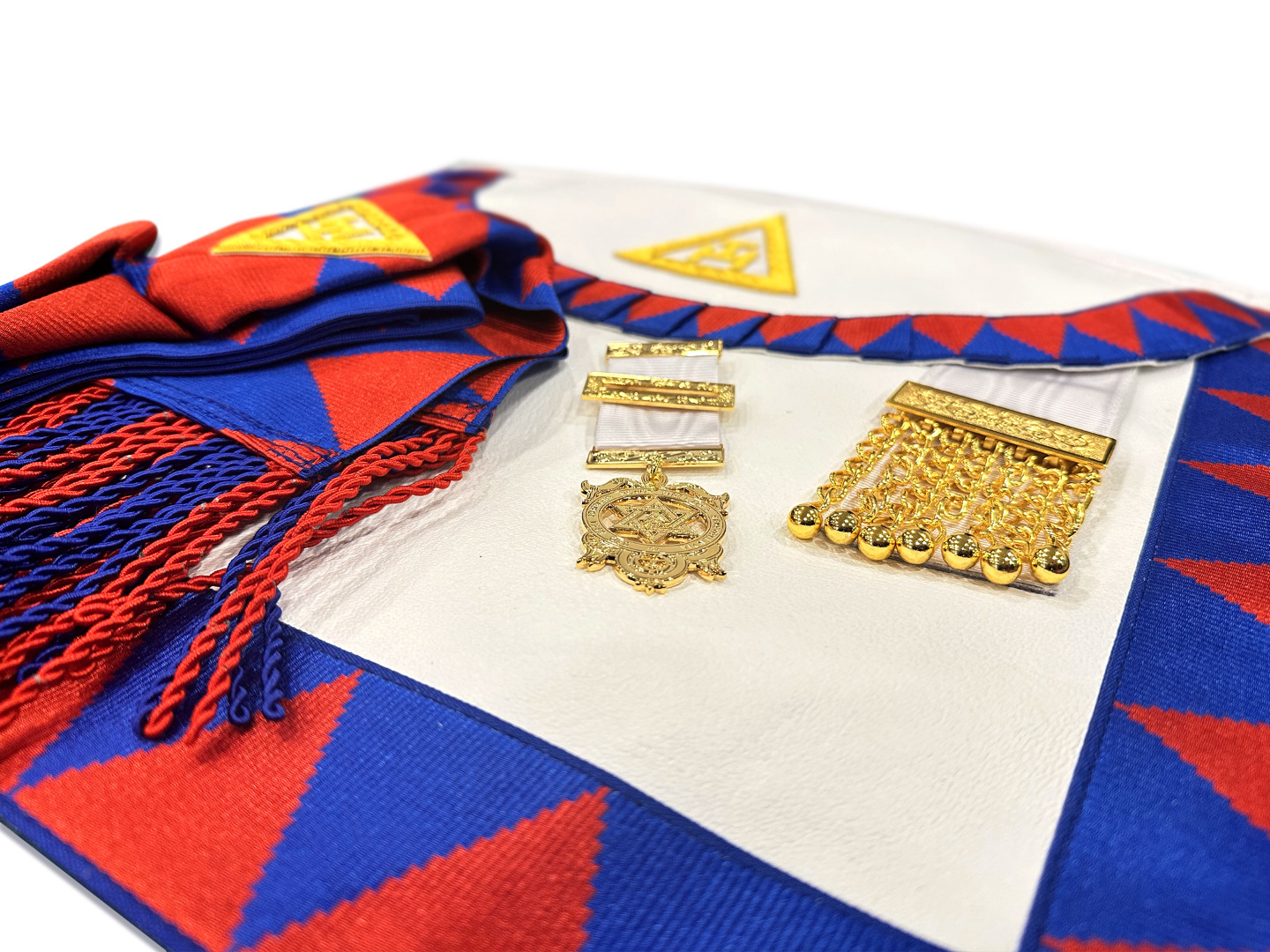 Spanish Royal Arch Companions Apron & Sash with Jewel