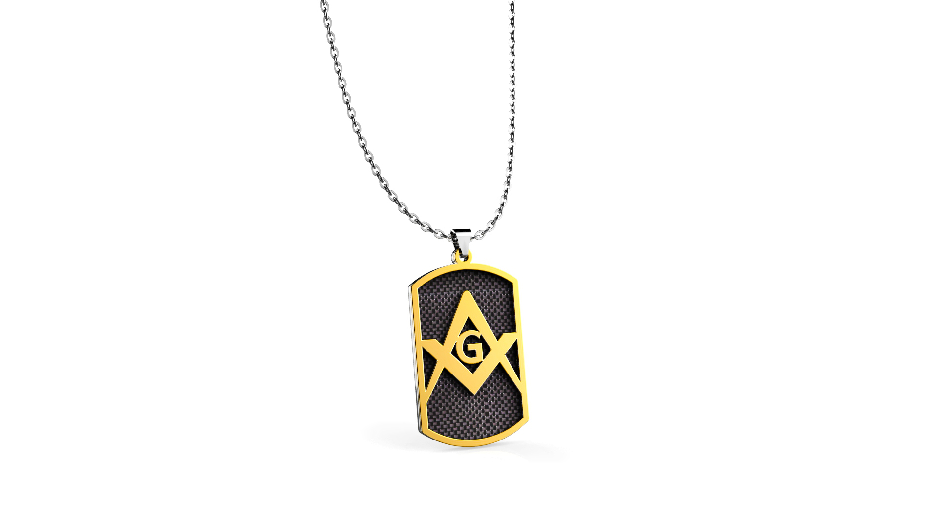 Masonic Freemasonry Gold Pendent