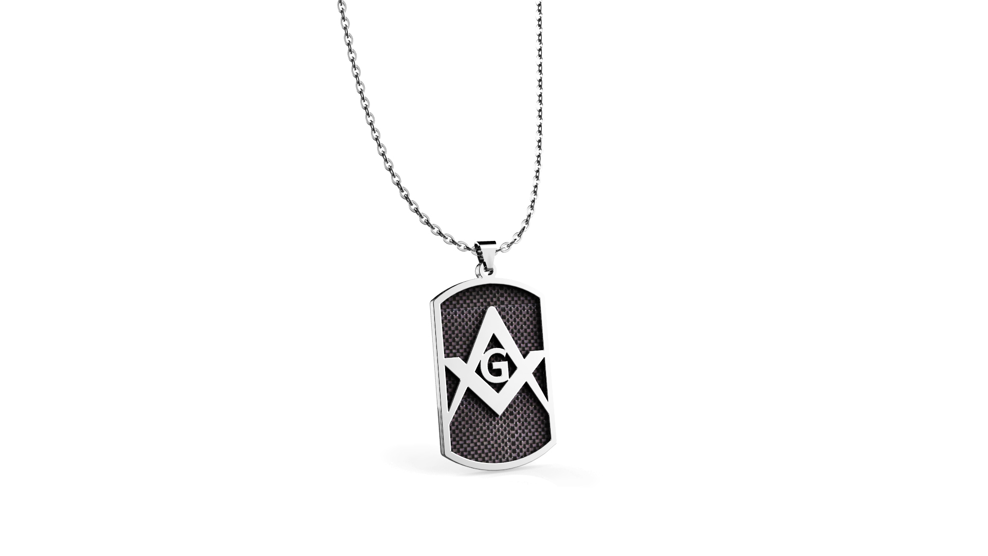 Masonic Freemasonry Silver Pendent