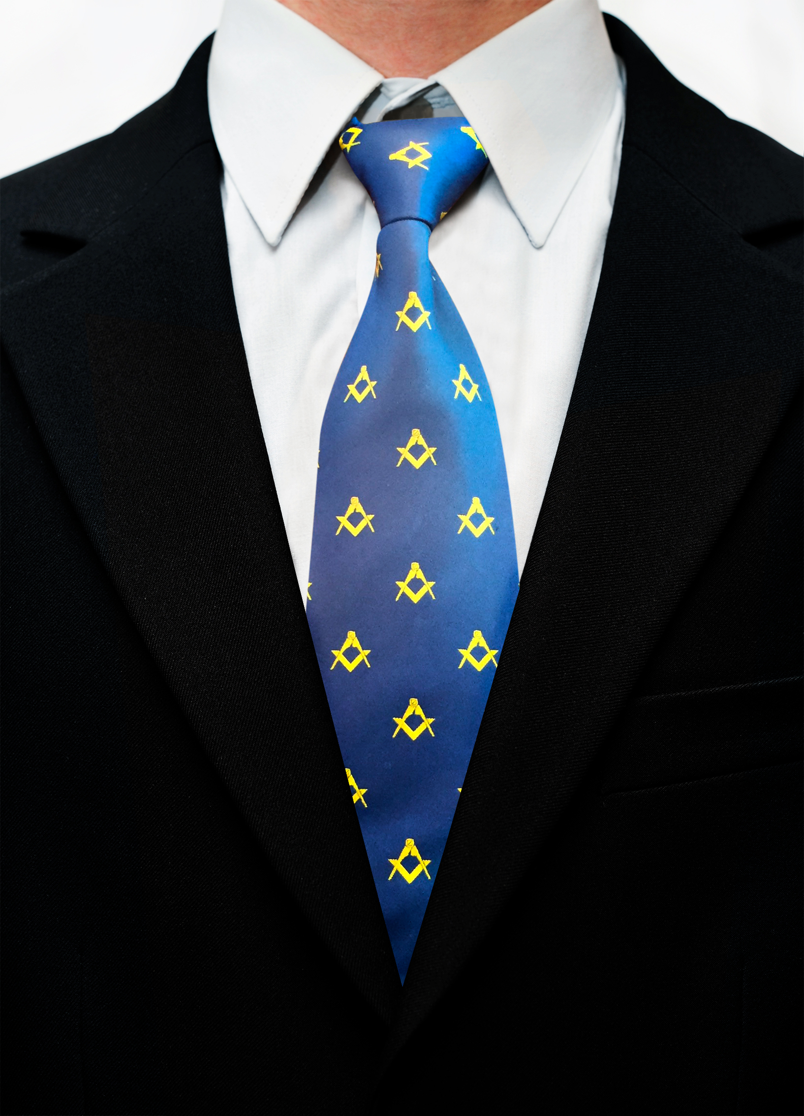 Masonic Square & Compass Tie